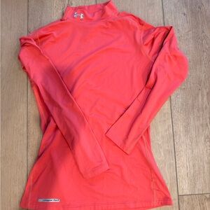 Under Armour Coral ColdGear Fitted Top